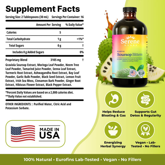 Serene Herbs Soursop Bitters Liquid