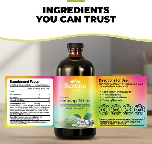 Serene Herbs Soursop Bitters Liquid